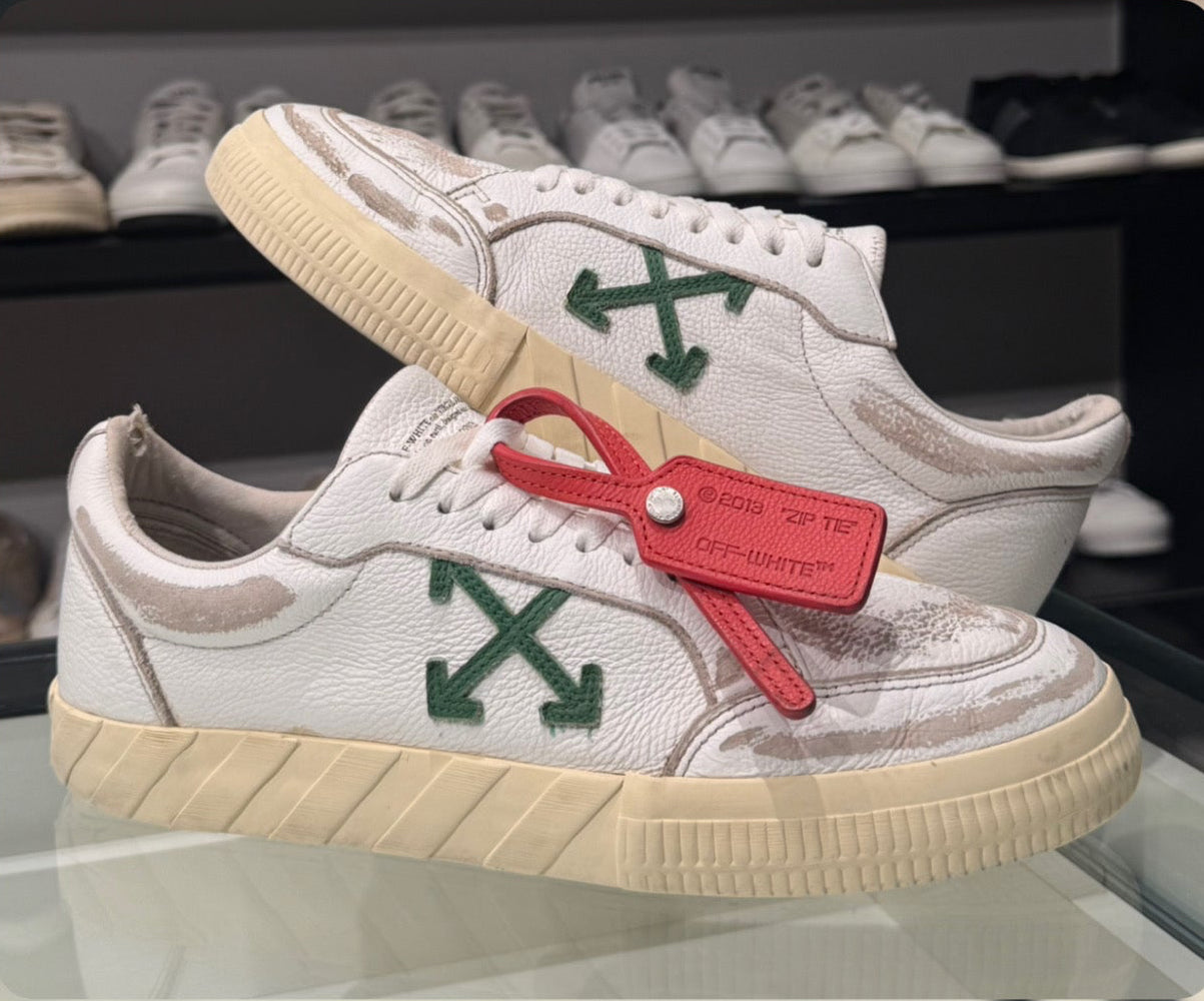 Sneaker Off White Vulcanized Destroyed