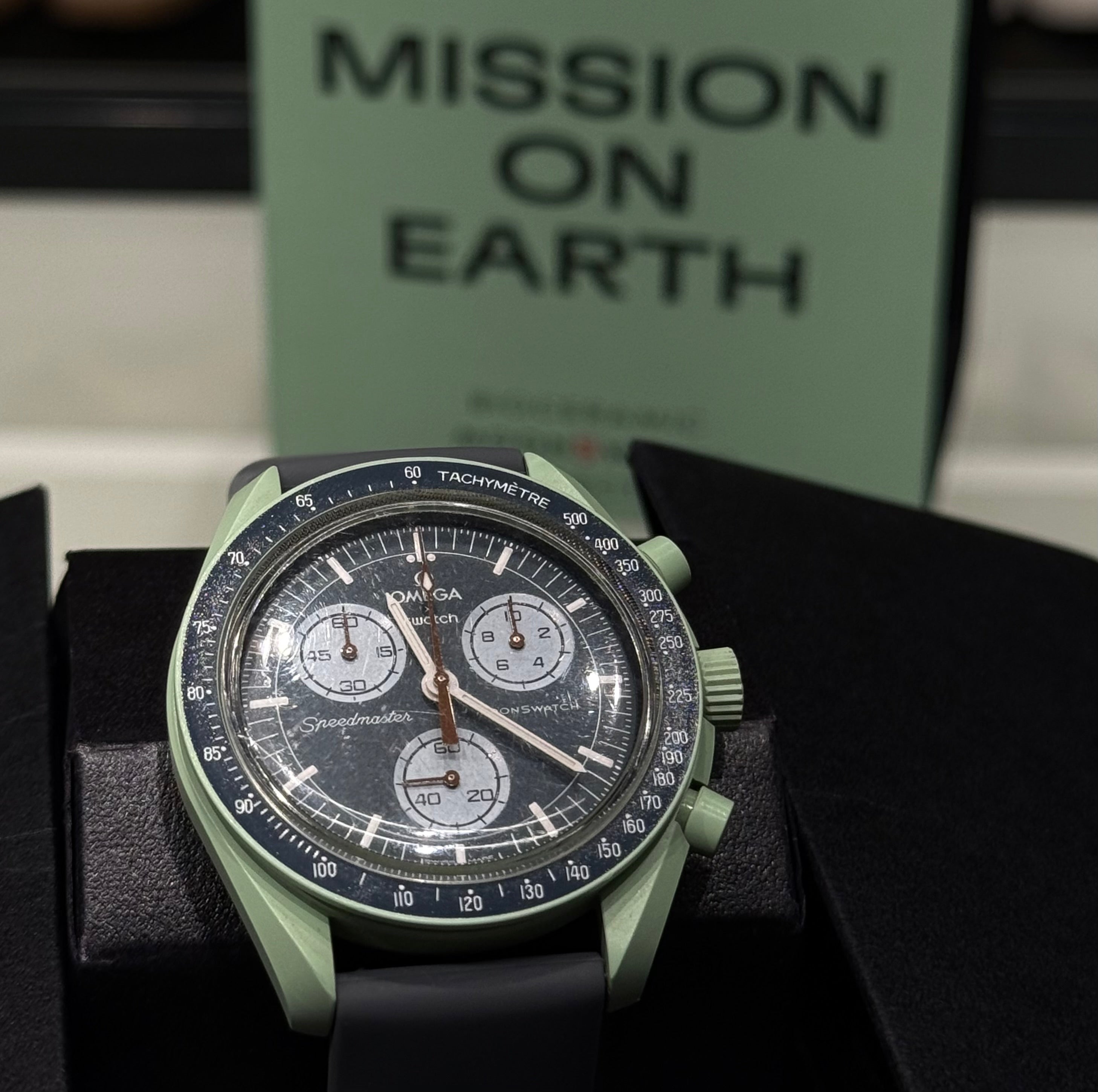 Relógio Omega x Swatch Mission on Earth