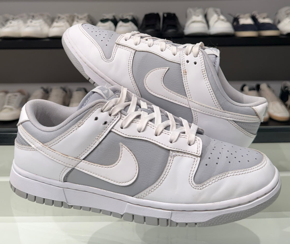 Sneaker Dunk White Gray